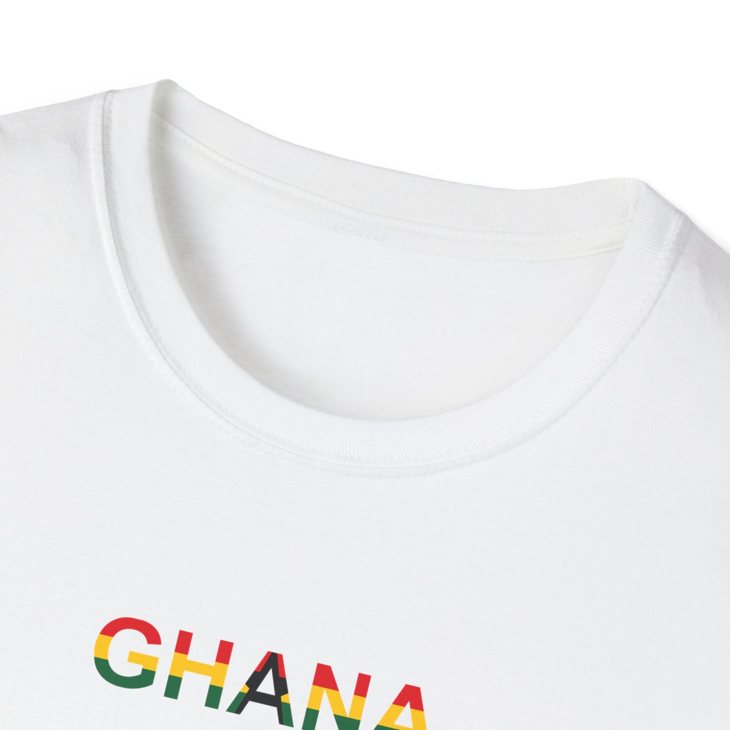 T-shirt Ghana blanc