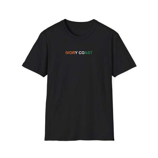 T-shirt Côte d’Ivoire noir