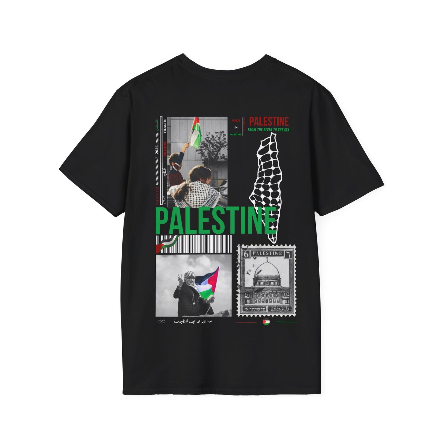 T-shirt History of Palestine noir