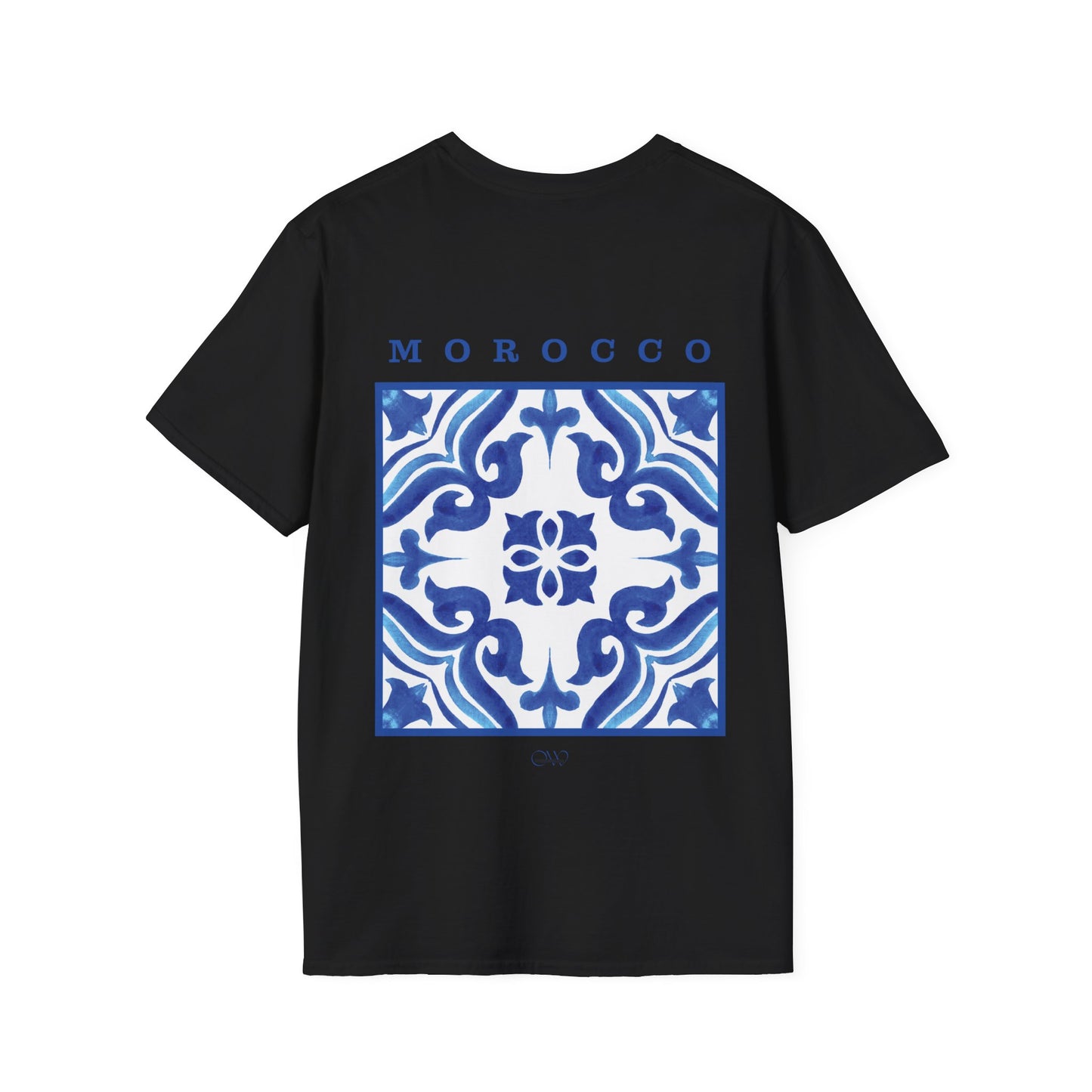 T-shirt Maroc Zellige noir