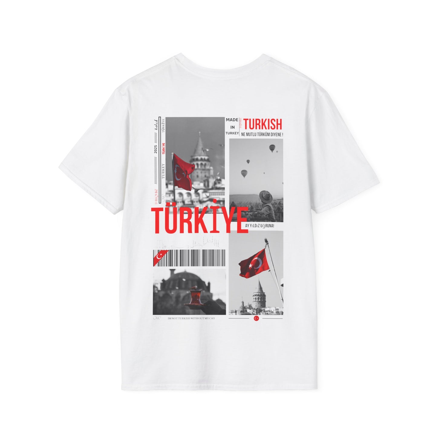 T-shirt Turquie blanc