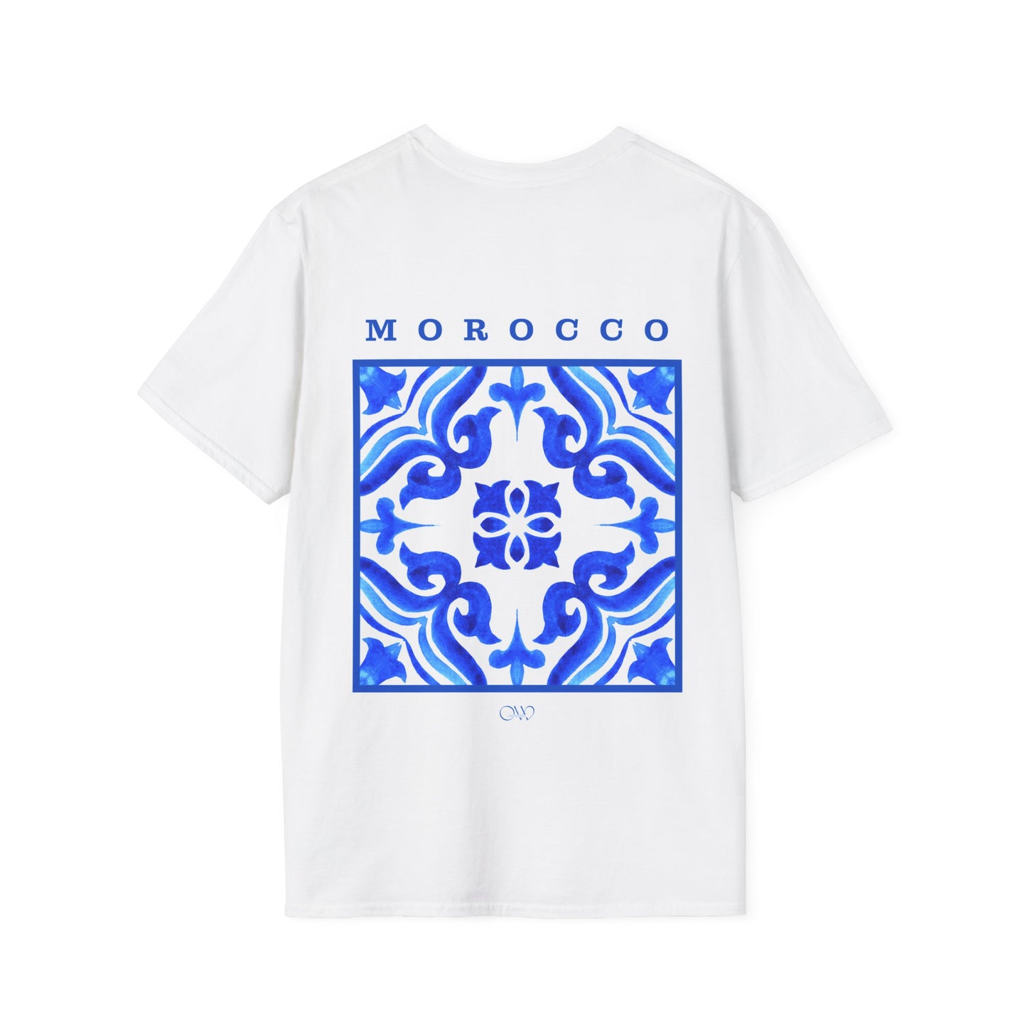 T-shirt Maroc Zellige blanc