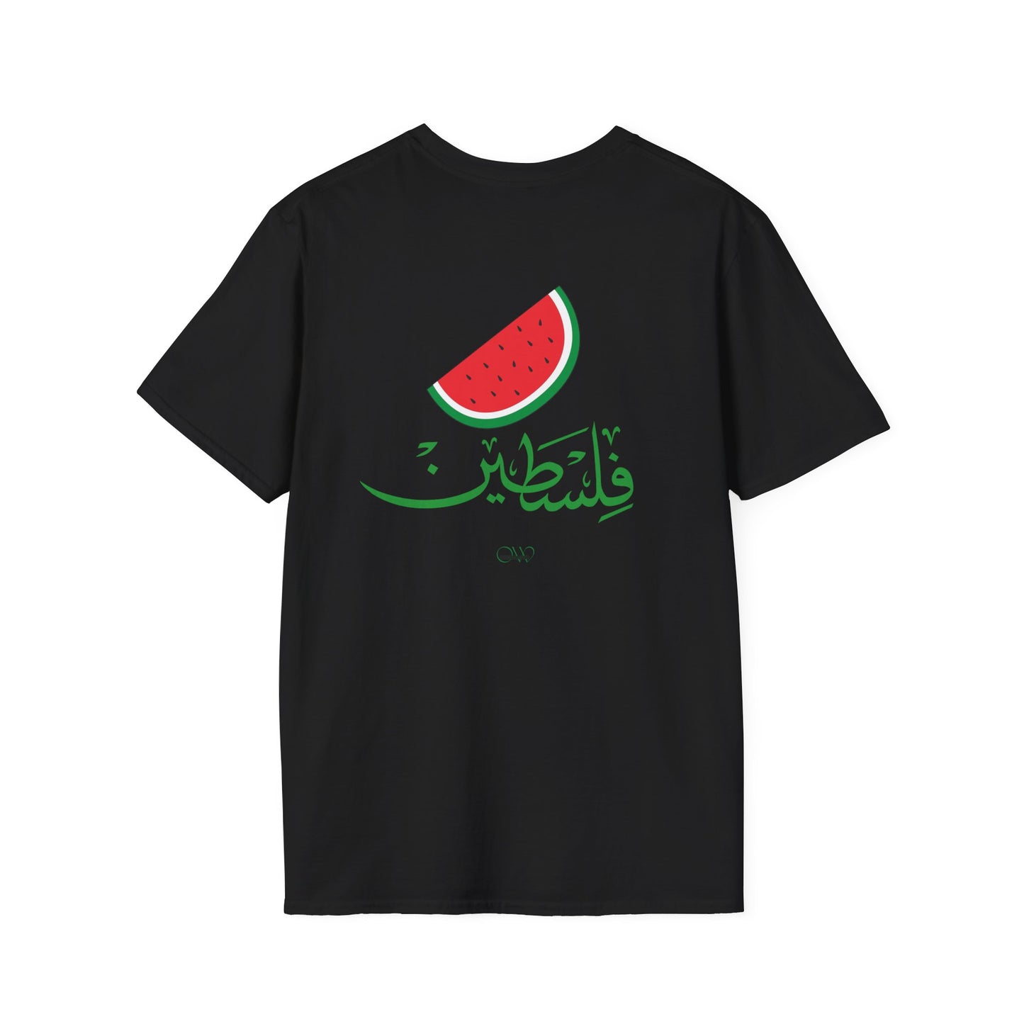 T-shirt Pastèque Palestine noir