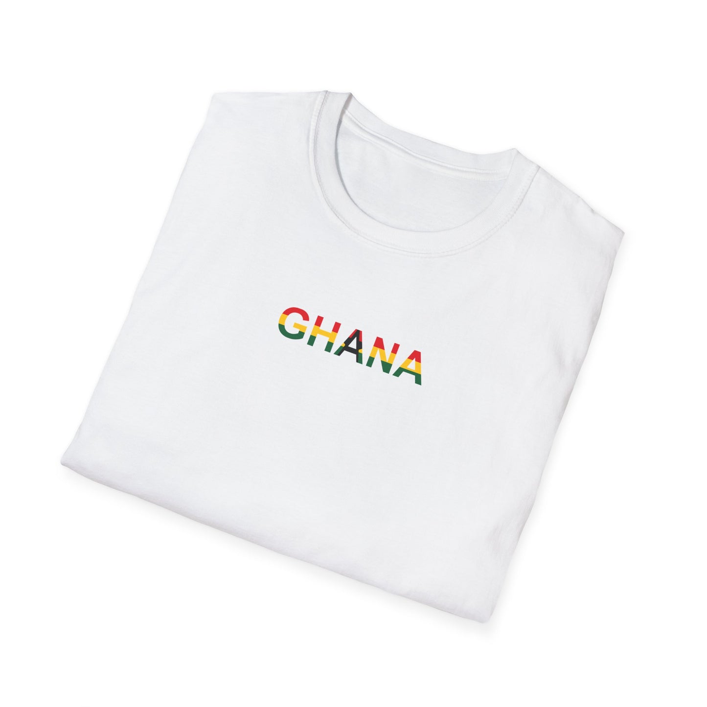 T-shirt Ghana blanc