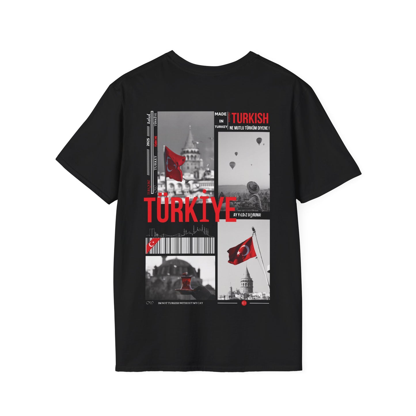 T-shirt Turquie noir