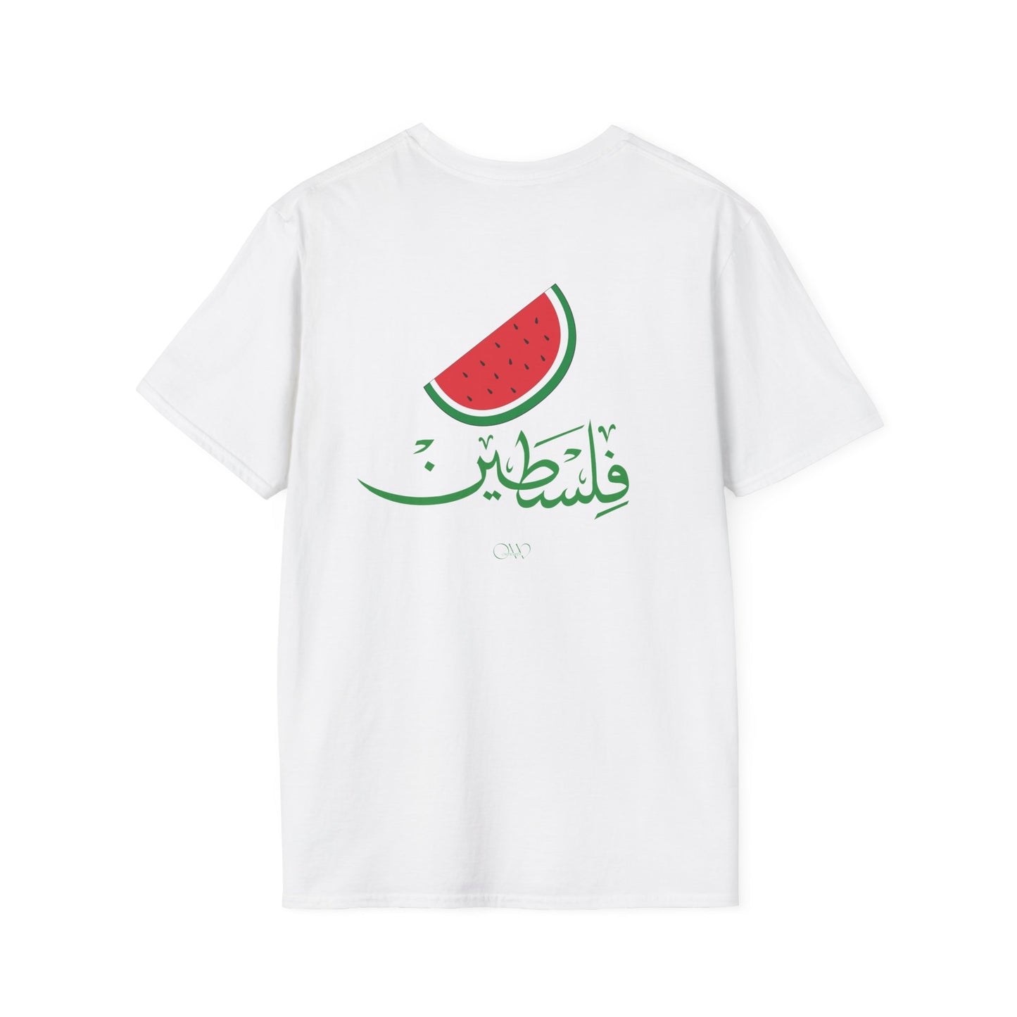 T-shirt Pastèque Palestine blanc
