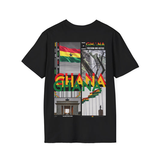 T-shirt Ghana noir
